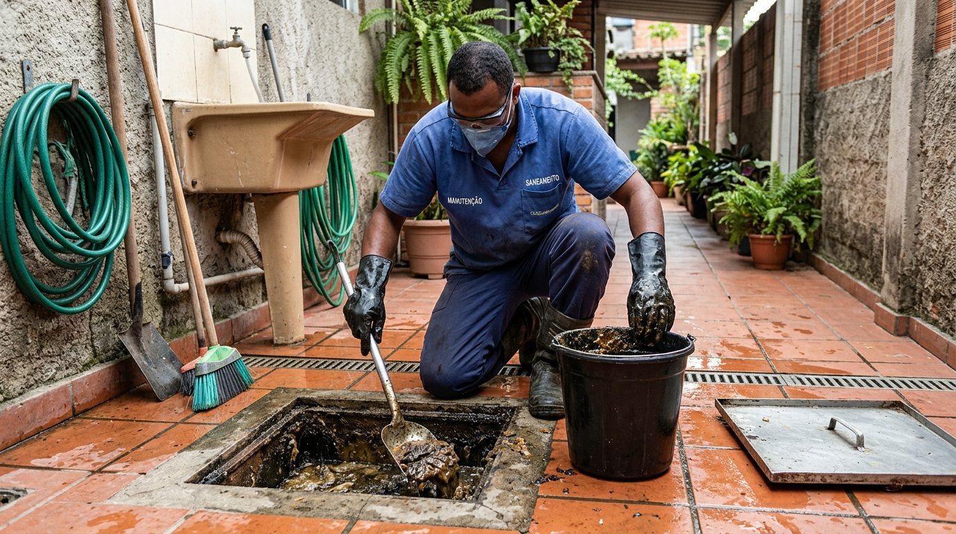 Limpeza de Caixa de Gordura Comercial na Zona Sul de São Paulo‑SP
